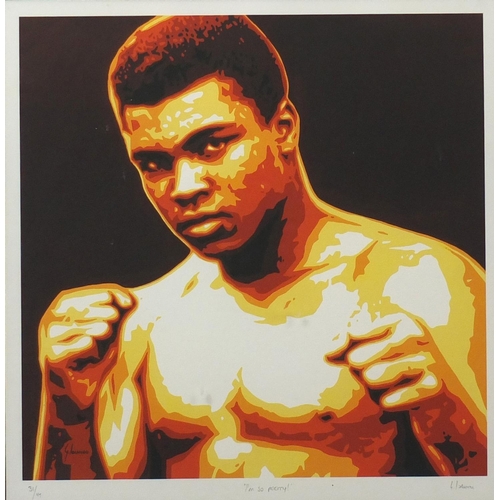 115 - George Ioannou - I'm So Pretty, Muhammed Ali, Giclee print, limited edition, 31/45, mounted and fram... 