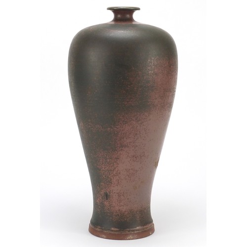 106 - Large Chinese stoneware Meiping vase, 36.5cm high