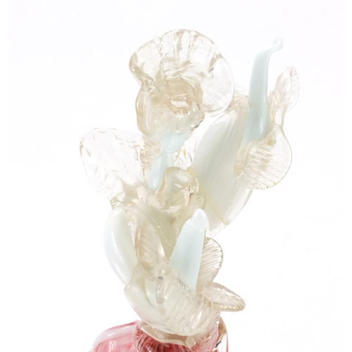 141 - Large Murano glass figure of a dancer, 36.5cm high