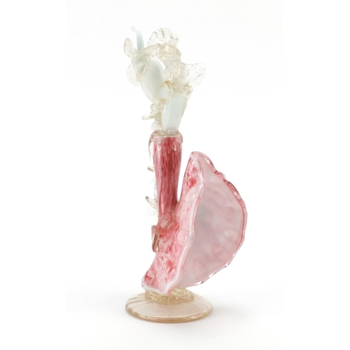 141 - Large Murano glass figure of a dancer, 36.5cm high