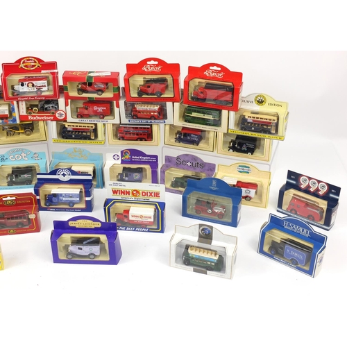 2226 - Collection of boxed advertising die cast vehicles by Lledo