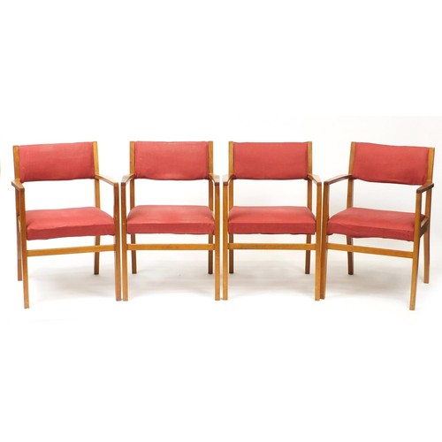 34 - * WITHDRAWN* Set of four vintage chairs retailed by Cumbrae Furniture-Morris of Glasgow