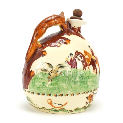 2136 - Crown Devon Fieldings John Peel musical jug, 19.5cm high