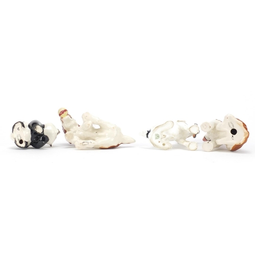 2179 - Three Beswick animals and a Royal Doulton terrier, the largest 11cm high