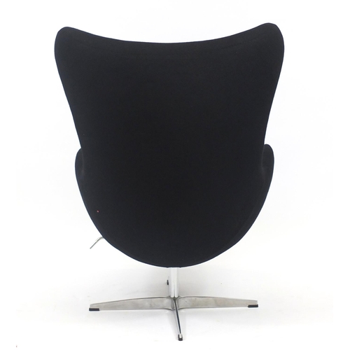 2004 - Arne Jacobsen design egg chair, 113cm high