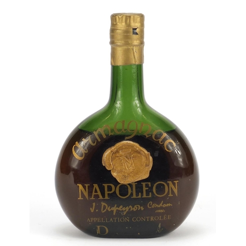 2172 - Bottle of Dupeyron Napoleon Armagnac, serial number 040358, 18.5cm high