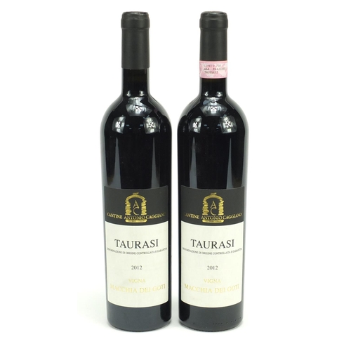 2090 - Two bottles of 2012 Antonio Caggiano Taurasi Vigna Macchia Dei Goti wine