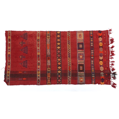 2082 - Rectangular Kilim rug 170cm x 87cm