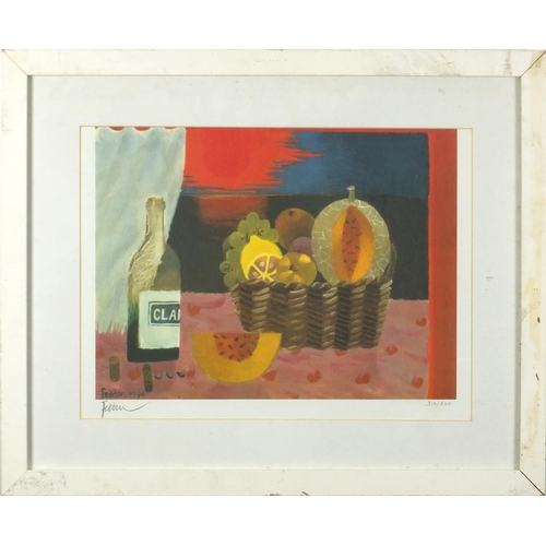 981 - Attributed to Mary Fedden 1994 - Still life, pencil signed print in colour, limited edition 310/500,... 