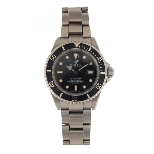788 - Gentleman's Rolex Oyster Sea-Dweller perpetual date wristwatch with box, 38mm in diameter excluding ... 