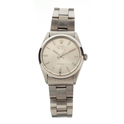 789 - Vintage Rolex Oyster Perpetual Air-King wristwatch with box, 34mm in diameter excluding the crown