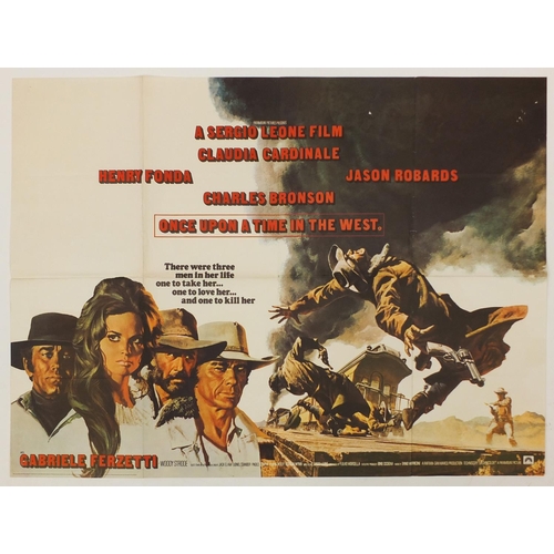 163 - Vintage Once Upon a Time in the West UK quad film poster, 101.5cm x 76cm