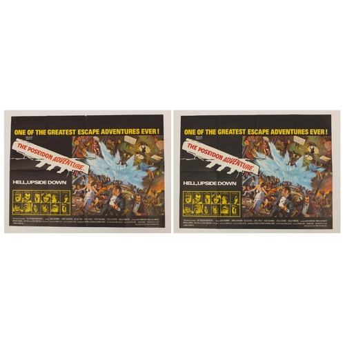 188 - Two Vintage The Poseidon Adventure, UK quad film posters, printed by W E Berry, each 101.5cm x 76cm