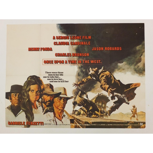 168 - Vintage Once Upon a Time in the West UK quad film poster, 101.5cm x 76cm