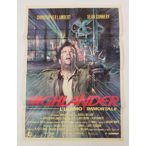 186 - Vintage Highlander UK film poster, 99cm x 70cm