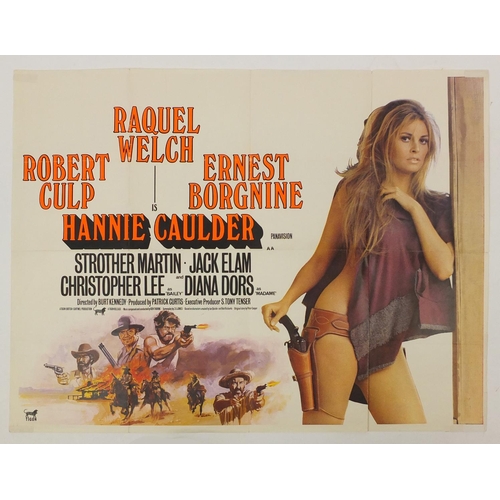 170 - Vintage Hannie Caulder UK quad film poster, 101.5cm x 76cm