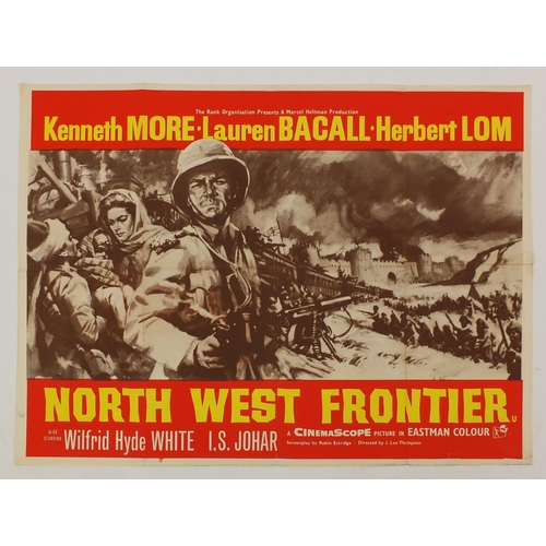 171 - Vintage North West Frontier UK quad film poster, 101.5cm x 76cm