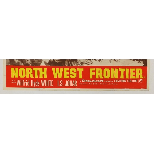 171 - Vintage North West Frontier UK quad film poster, 101.5cm x 76cm