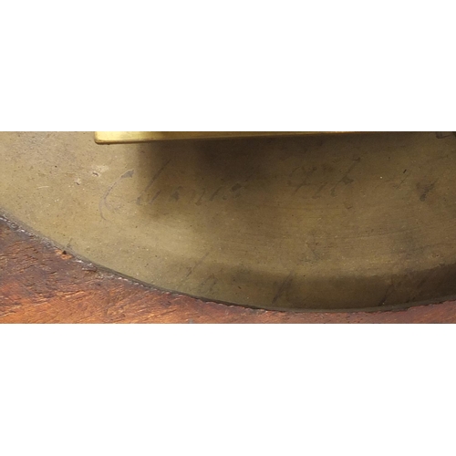 49 - Victorian mahogany fusee wall clock, the circular dial inscribed kleyser & Co of London, 36cm in dia... 