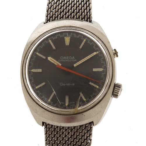 795 - Vintage Omega Chronostop Geneve wristwatch, the case 33mm in diameter excluding the crown