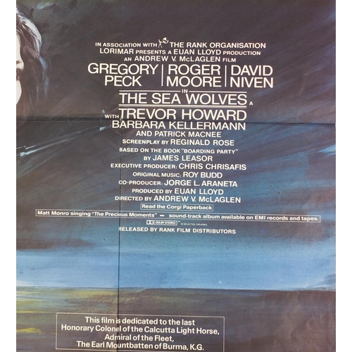 194 - Twenty vintage UK quad and one sheet film posters including Casablanca, Capricorn One, Black Hole, S... 