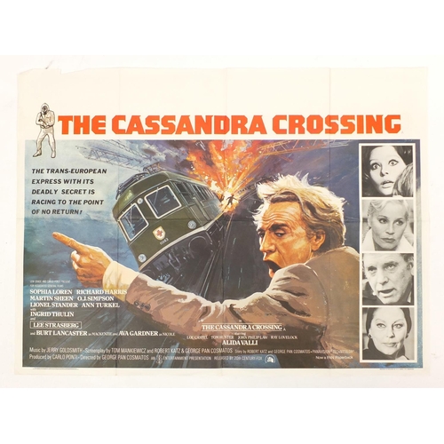 194 - Twenty vintage UK quad and one sheet film posters including Casablanca, Capricorn One, Black Hole, S... 