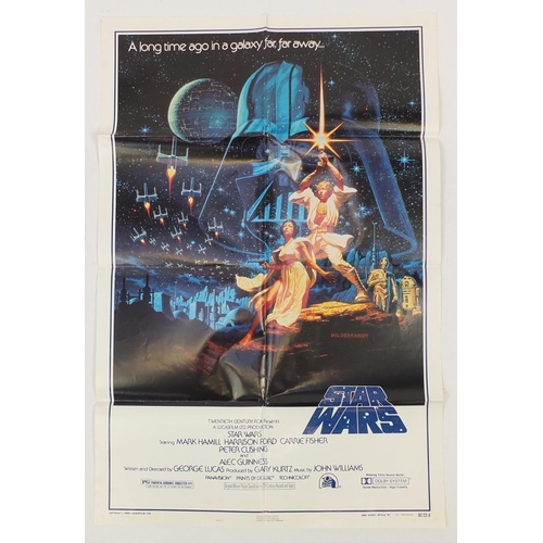 191 - Four Star Wars one sheet A New Hope film posters comprising two style B and two style C