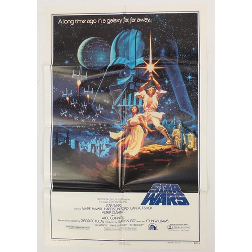 191 - Four Star Wars one sheet A New Hope film posters comprising two style B and two style C