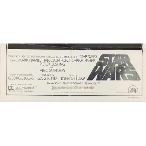 191 - Four Star Wars one sheet A New Hope film posters comprising two style B and two style C