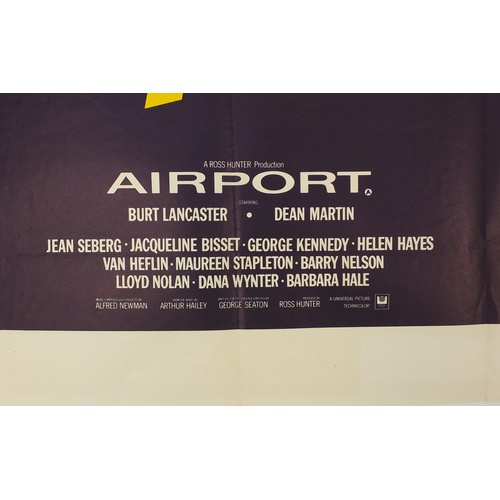 189 - Eight vintage Airport UK quad film posters, each 101.5cm x 76cm