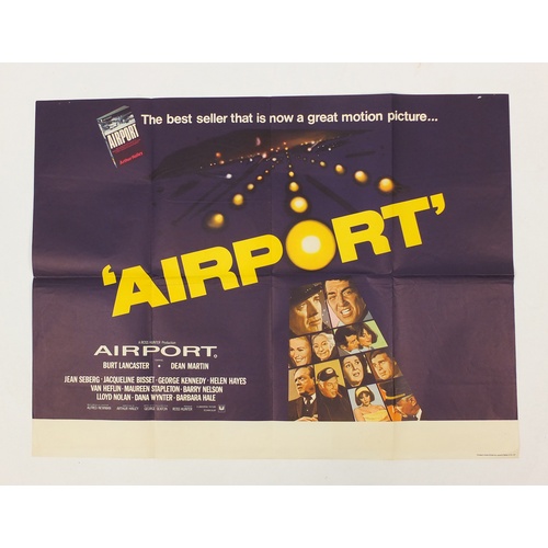 189 - Eight vintage Airport UK quad film posters, each 101.5cm x 76cm