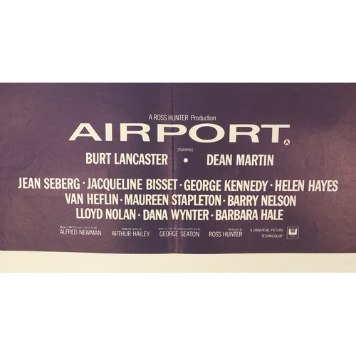 189 - Eight vintage Airport UK quad film posters, each 101.5cm x 76cm