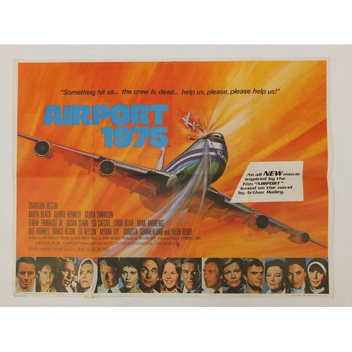 189 - Eight vintage Airport UK quad film posters, each 101.5cm x 76cm