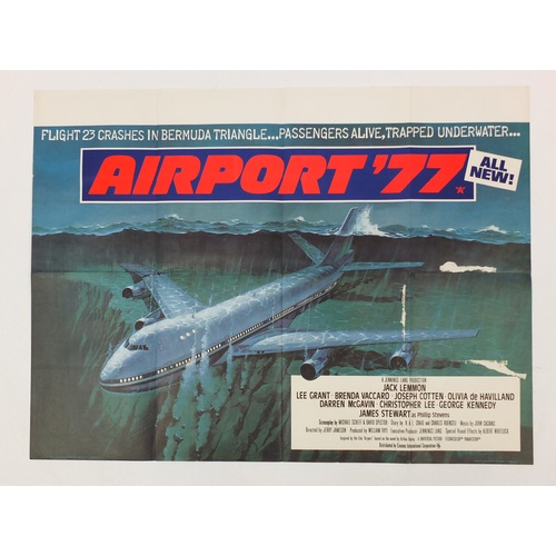 189 - Eight vintage Airport UK quad film posters, each 101.5cm x 76cm