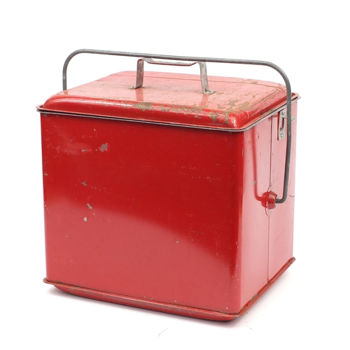 2065 - Vintage cola cooler by Poloron Products, New York, 41cm H x 37.5cm W x 31.5cm D