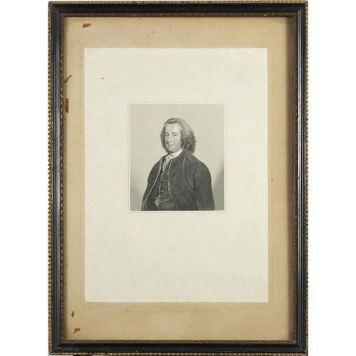 986 - William IV Viscount Strathalans, Eighth Lord Madderty etchings, details verso, framed, 44.5cm x 24.5... 