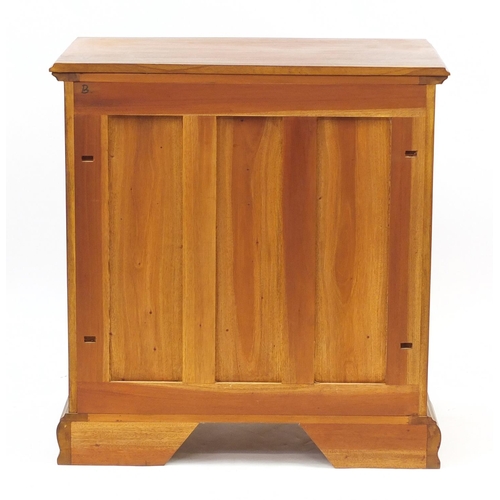 14 - Mahogany six draw chest, 86cm H x 81cm W x 48cm D