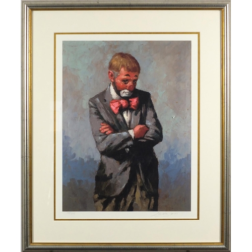 2187 - Barry Leighton-Jones - 'BLJ in Kennedy pose', giclee on paper, pencil signed and numbered 266/375, m... 