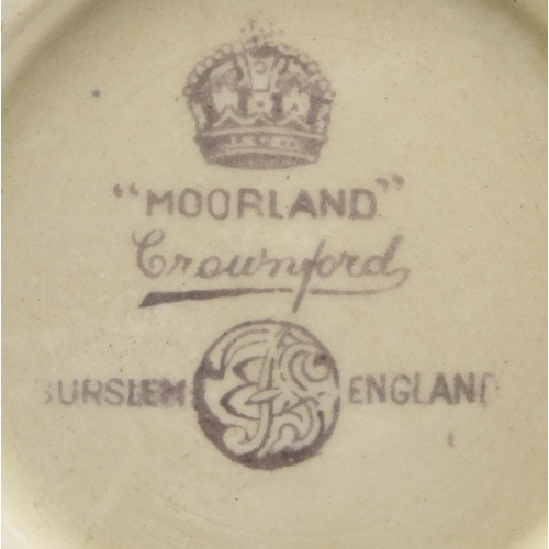 2547 - Art Deco Burslem 'Moorland' six place tea service