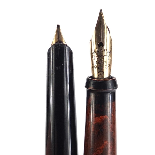 2840 - Two vintage fountain pens comprising Onoto with 14ct gold nib and Conway Stewart, both with boxes