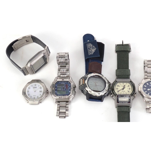 2765 - Gentlemen's wristwatches including Casio, Citizen and Lorus