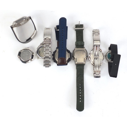 2765 - Gentlemen's wristwatches including Casio, Citizen and Lorus