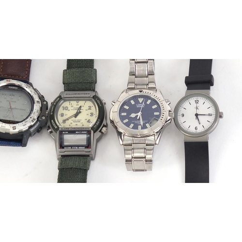 2765 - Gentlemen's wristwatches including Casio, Citizen and Lorus