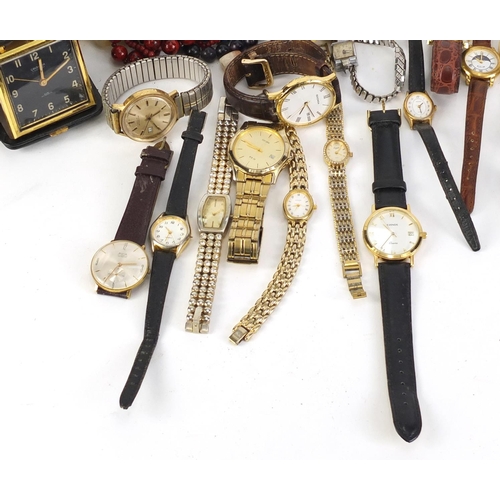 2785 - Wristwatches and costume jewellery including Sekonda and Avia