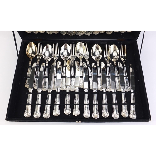 2334 - Twelve place canteen of silver plated cutlery