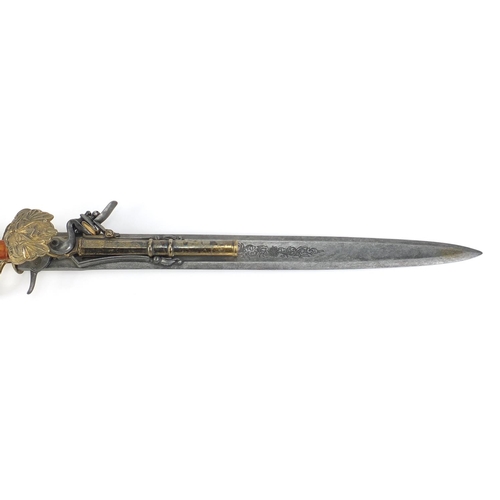 2889 - Antique style pistol sword