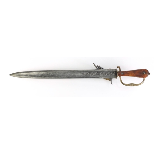 2889 - Antique style pistol sword