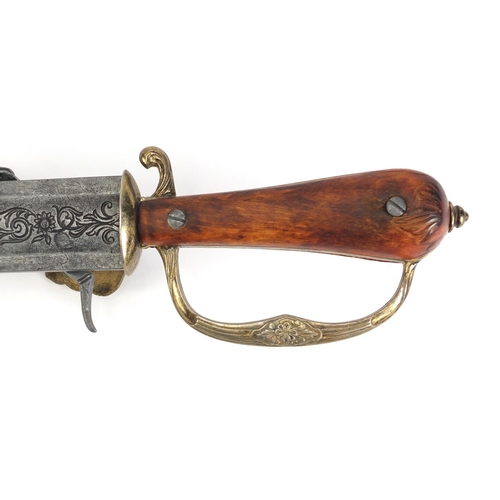 2889 - Antique style pistol sword