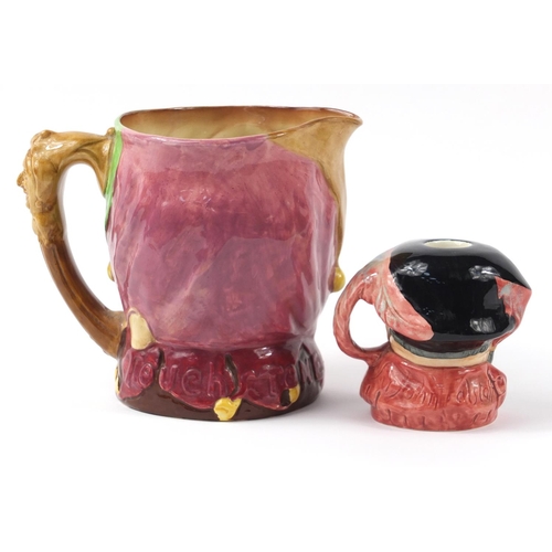 2262 - Two Royal Doulton Toby jugs including Touchstone, the largest 15.5cm high