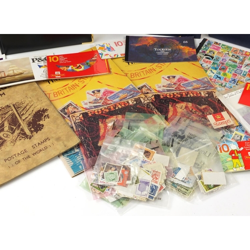 2719 - British and world stamps including Royal Mint presentation packs arranged in an album